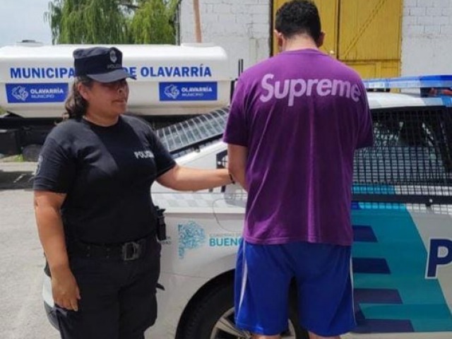 Le provoc cortes a su pareja y fue aprehendido